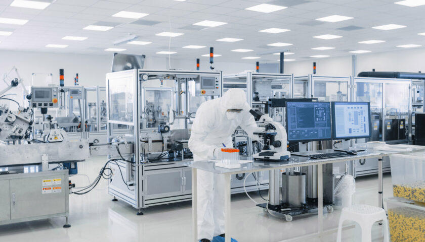 Pharmaceutical and healthcare facility cleaning