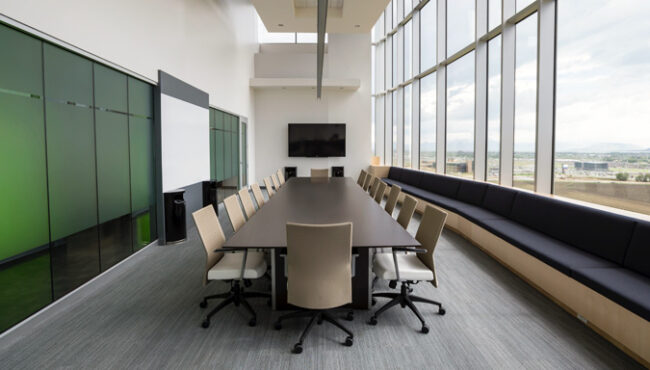 Image of office after commercial cleaning service